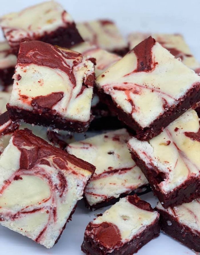 Red Velvet Cheesecake Brownie