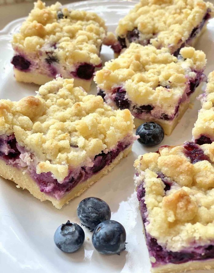 Blueberry Lemon Pie Bar
