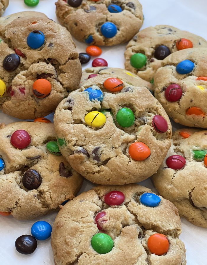 Leveled-Up M&M Cookie