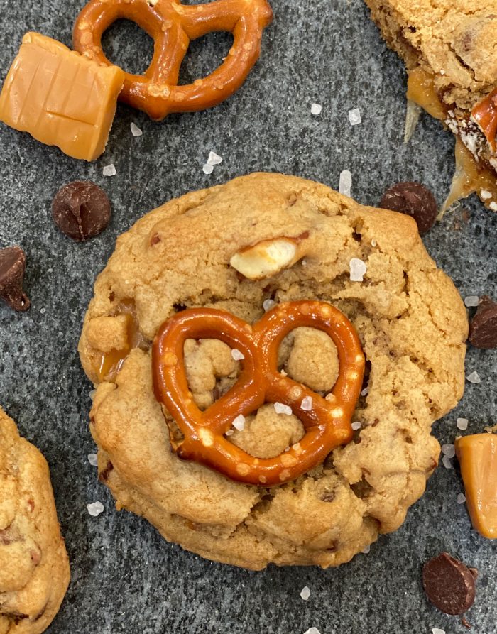 Salted Caramel Pretzel Cookie